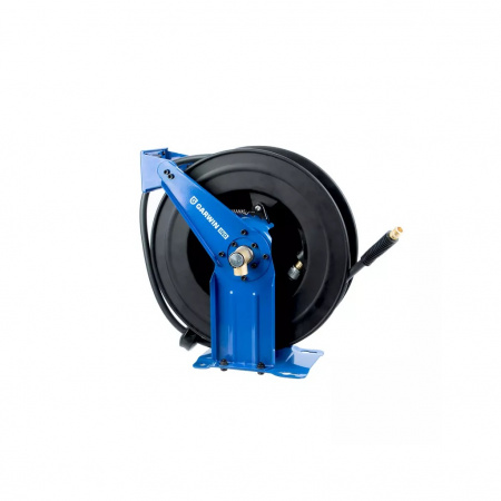 GARWIN INDUSTRIAL Катушка для раздачи воздуха (воды) ГП 10 мм, 15 м, стальная открытая, 3/8"