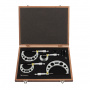 ASIMETO Набор микрометров 101 серии, 0,01 мм 0-100 мм