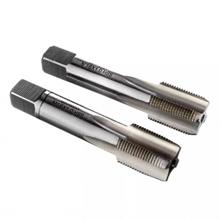 GARWIN INDUSTRIAL Метчики ручные Mf16x1.0, DIN 2181, HSS, 6H, комплект из 2 штук GM-TF16100