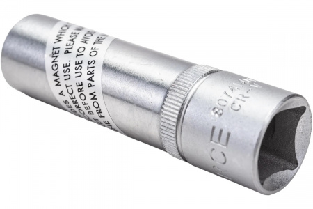 FORCE Головка свечная 1/2"DR 14 мм 12-гранная магнитная