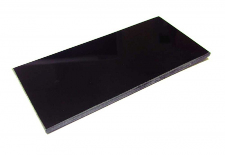 AURORA Стекло DIN9 для маски A-12 BLACK GLASS наружное 105х50мм