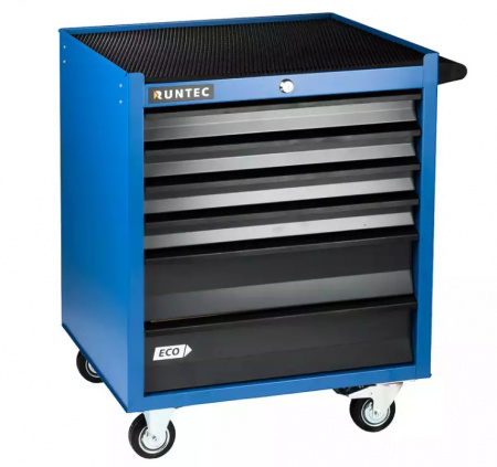 RUNTEC Тележка инструментальная 6 полочная ECO синяя