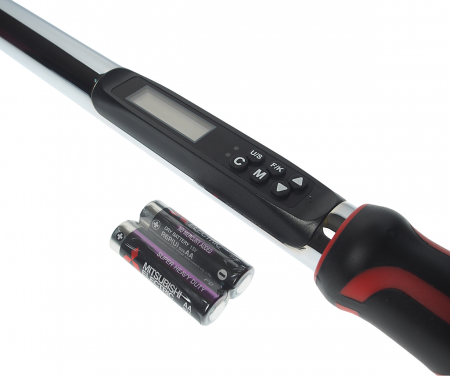 JTC Ключ динамометрический 1/2" 17-340 НМ, 665 мм, с цифровой индикацией
