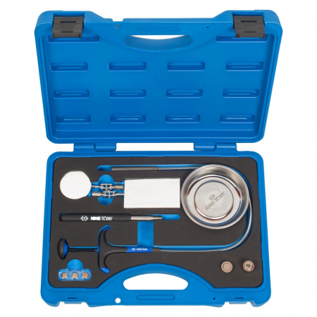 KING TONY Инспекционный набор, в пластиковом кейсе, 8 предметов