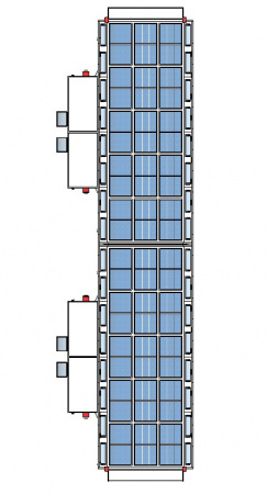 KraftWell KRW2455-TRMG Покрасочная камера 24 х 5 х 4,9 м., 120 000 м3/ч