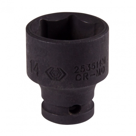 KING TONY Головка торцевая ударная шестигранная 1/4", 14 мм