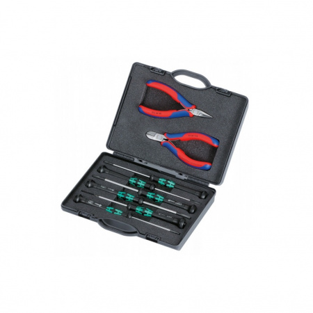 Knipex Набор инструментов для электроники, 8 предметов в кейсе