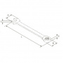 Licota Ключ комбинированный трещоточный гибкий 72 зуба 9 мм