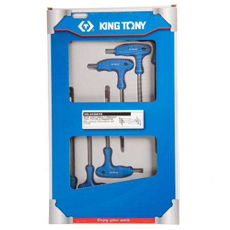KING TONY Набор Г-образных ключей Torx, T10-T40, 6 предметов