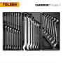 TOLSEN Набор инструментов "CHAMPION" в черной тележке, 239 предметов 