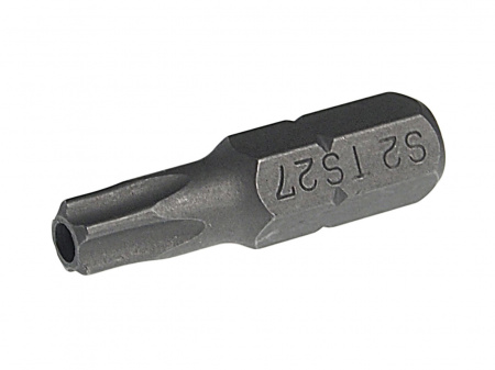JTC Бита TORX TS27Hх25 мм 1/4" 5-ти гранная с отверстием 