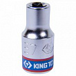 KING TONY Головка торцевая TORX Е-стандарт 1/4", E7, L = 24 мм