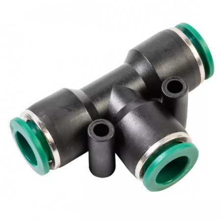 GARWIN PRO Фитинг цанговый Т-тройник 8 мм, с уплотнением, пластм. корпус