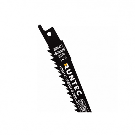 RUNTEC Полотно для сабельной пилы по дереву S 644 D, HCS, 150 мм, 5 шт