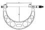 ASIMETO Микрометр цифровой IP65 0,001 мм, 900-1000 мм 4 / 2