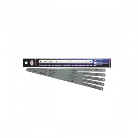 Licota Полотна по металлу биметаллические, длина 300 мм, 5 штук