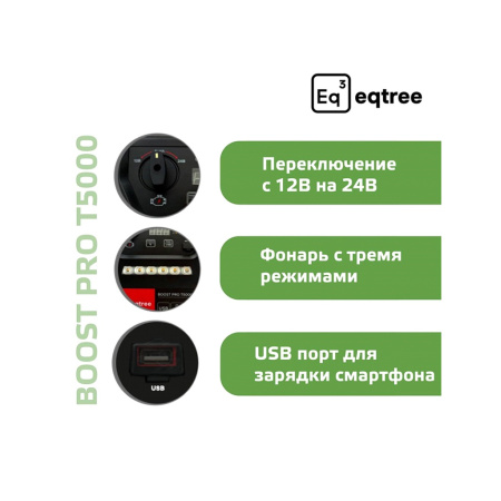Eqtree Автономное пусковое устройство (бустер), 12/24В, 5000А max