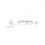 Thorvik Головка торцевая глубокая 3/8" DR, 17 мм