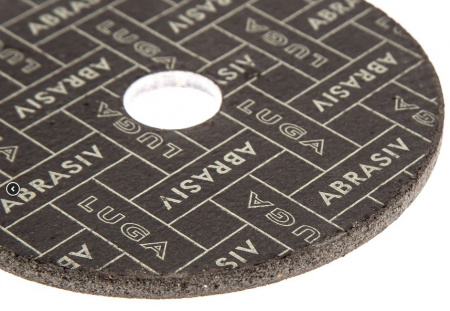 ЛУГА Круг шлифовальный 125х6х22.23мм EXTRA-PROF 27 A24RBF80 мет.+нерж.