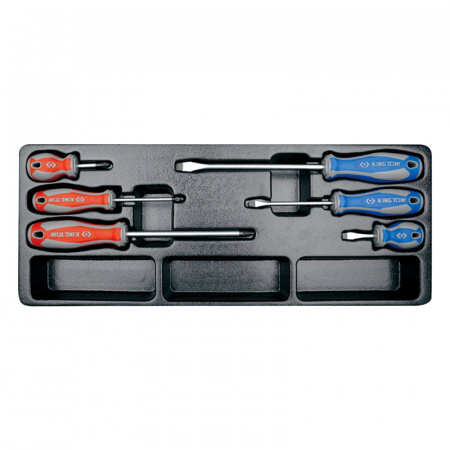 KING TONY Набор инструментов универсальный, выдвижной ящик, 73 предмета 