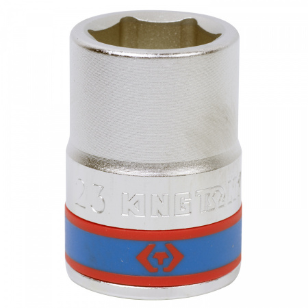 KING TONY Головка торцевая стандартная шестигранная 3/4", 23 мм 633523M