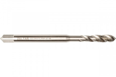 ZALTAR Метчик машинный HSS, DIN 371, 35° RSP, M6 x 1.0