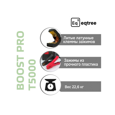 Eqtree Автономное пусковое устройство (бустер), 12/24В, 5000А max