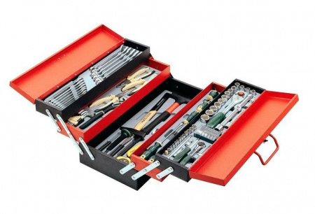 FORCE Набор инструмента в металлическом ящике 5 ярусов 101 пр.