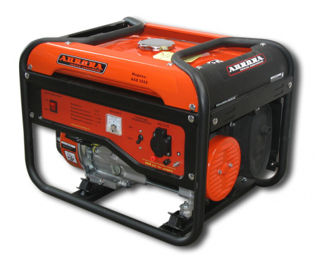AURORA Генератор бензиновый AGE 3500 (мах 2,8кВт руч.пуск)