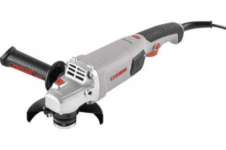 CROWN Угловая шлифовальная машина УШМ CT13506-125NV, 1200 Вт, 4000-11000 об/мин