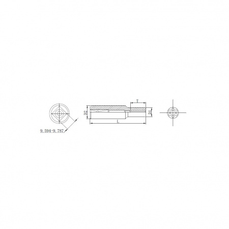 Thorvik Головка торцевая глубокая 3/8"DR, внешний TORX®, Е8