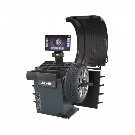 SIVIK Балансировочный станок STELLAR (p) СБМП-60/3D Pro (УЗ, ЭМВ, ТЛУ) 220 В Серый RAL7016