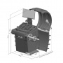 SIVIK Балансировочный станок STELLAR СБМП-60/3D Pro (УЗ, ТЛУ) Синий RAL5017