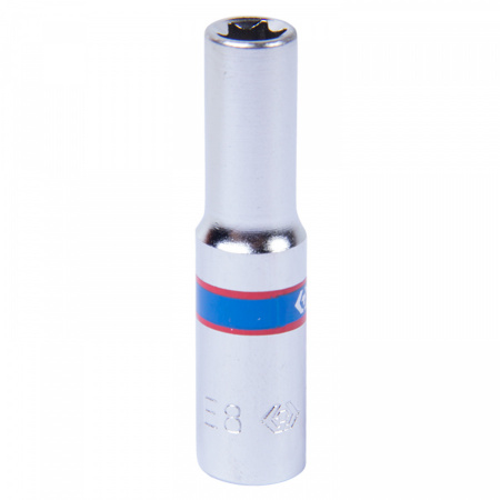 KING TONY Головка торцевая TORX Е-стандарт 1/4", E8, L = 50 мм 227508M