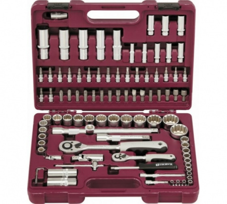 Thorvik Набор инструмента универсальный 1/4", 1/2"DR с головками торцевыми MultiProf, 94 предмета