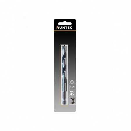 RUNTEC Сверло по дереву HRC45 8 x 117 мм 1/4" HEX - E (6.35 мм)