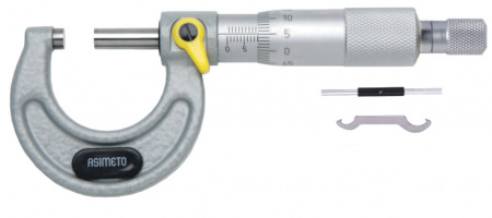 ASIMETO Микрометр со скобой 0,01 мм, 200-225 мм