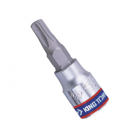 KING TONY Насадка (бита) торцевая 1/4", TORX, T25, L = 37 мм, с отверстием 203725