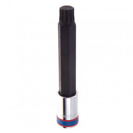 KING TONY Насадка (бита) торцевая 1/2", SPLINE, M16, L = 140 мм