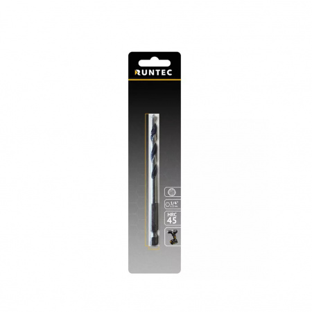 RUNTEC Сверло по дереву HRC45 6 x 115 мм 1/4" HEX - E (6.35 мм)