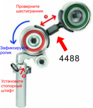 Приспособление для фиксации натяжного ролика (TOYOTA) JTC