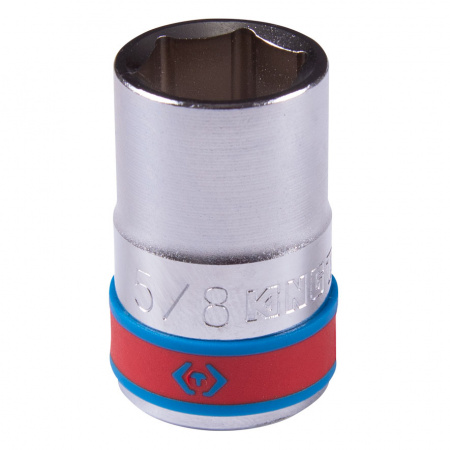 KING TONY Головка торцевая стандартная шестигранная 1/2", 5/8", дюймовая