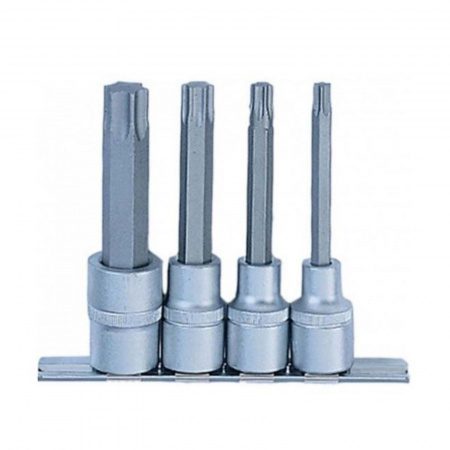 FORCE Набор вставок TORX 1/2"DR удлиненных (T40-T70) 4 пр.