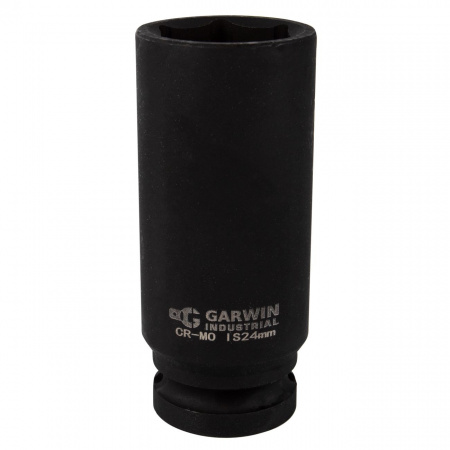 GARWIN Головка торцевая ударная глубокая 1/2", 6 гр, 24 мм