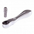 KING TONY Трещотка 1/4", 88 мм, 60 зубцов, флажковая, для вставок (бит)