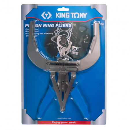 KING TONY Щипцы для поршневых колец, 110-160 мм, длина 253 мм