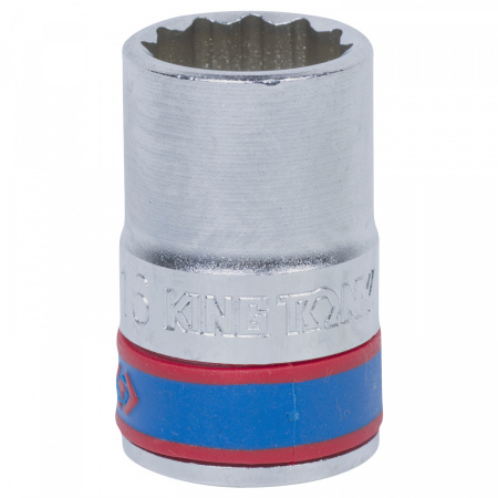KING TONY Головка торцевая стандартная двенадцатигранная 1/2", 16 мм