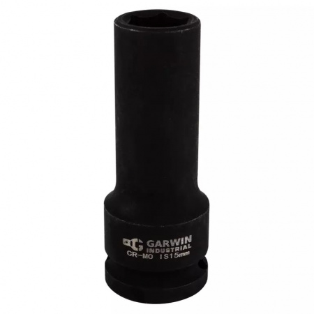 GARWIN PRO Головка торцевая ударная глубокая 1/2", 6 гр., 15 мм