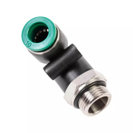 GARWIN PRO Уголок M3/8" цанга 10 мм, с уплотнением, пластм. корпус