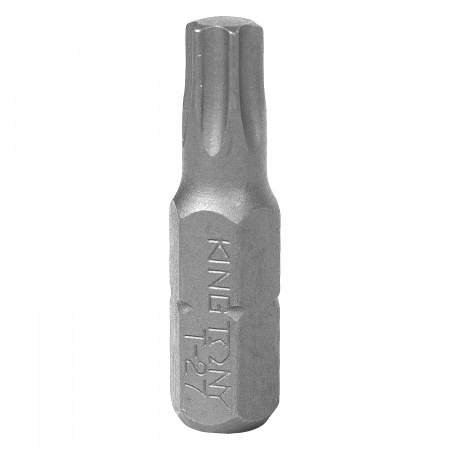KING TONY Вставка (бита) торцевая 1/4", TORX, T27, L = 25 мм